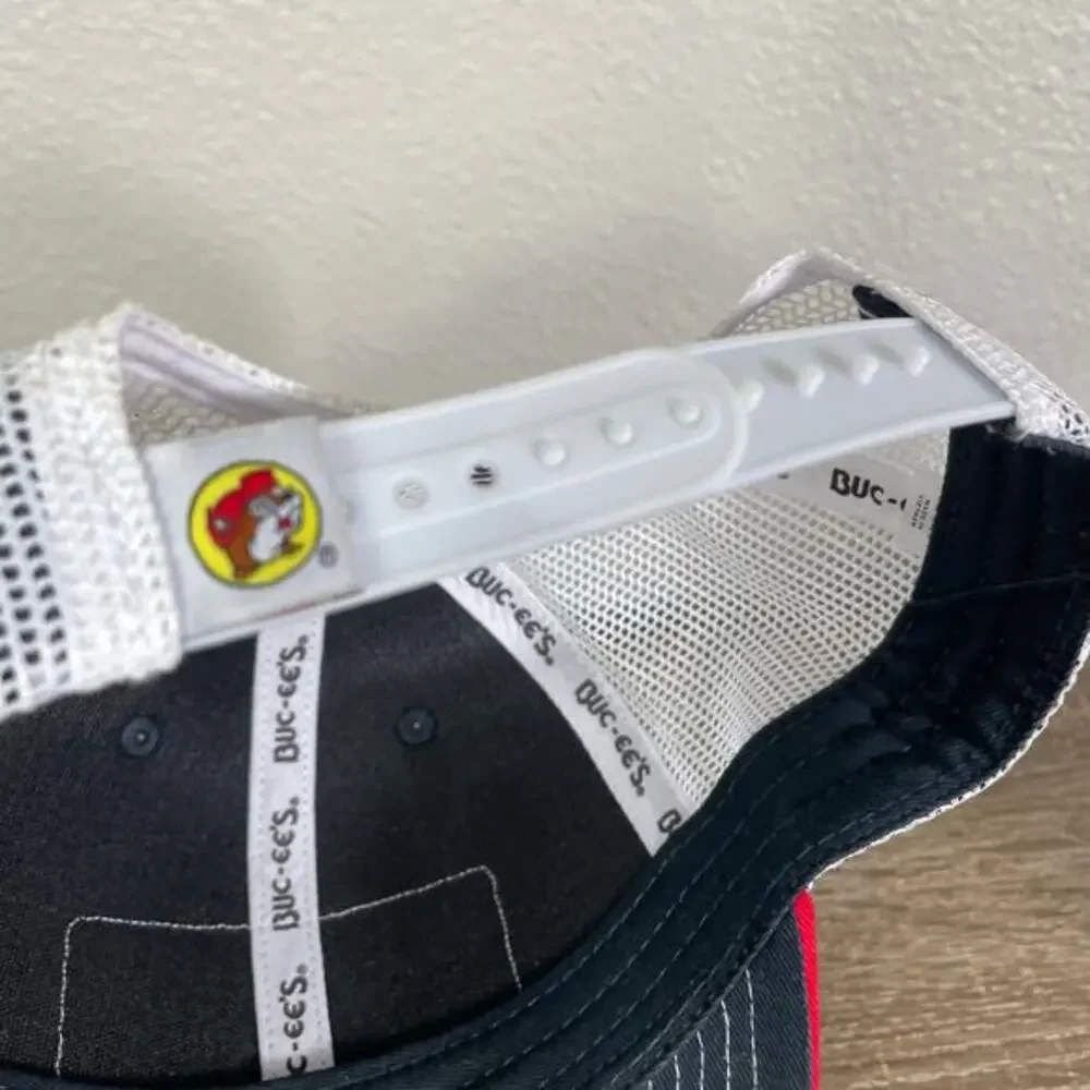 Buc-ee’s Bucees Trucker Hat Texas Flag Patch Snapback Cap‎ Red White Blue OSFM